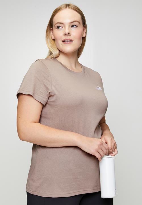 PUMA - Plus Ess Small No. 1 Logo Tee (S)One - Sandstone