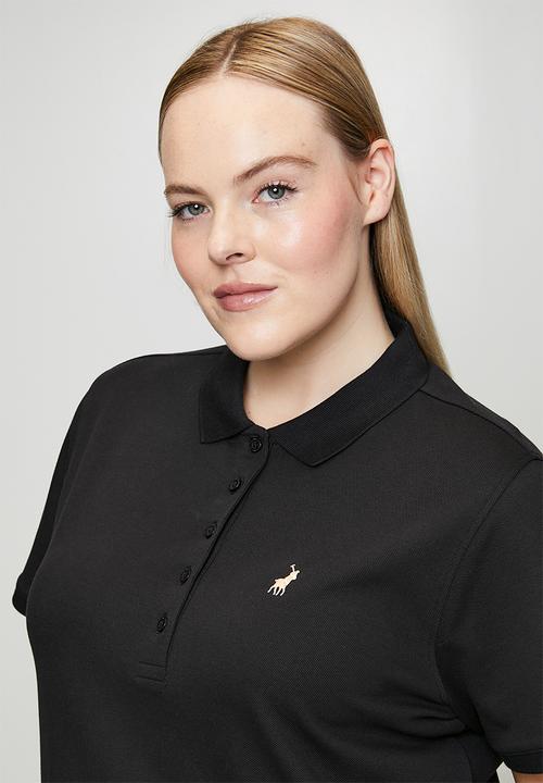 POLO - Plus wmn margot ss golfer - black