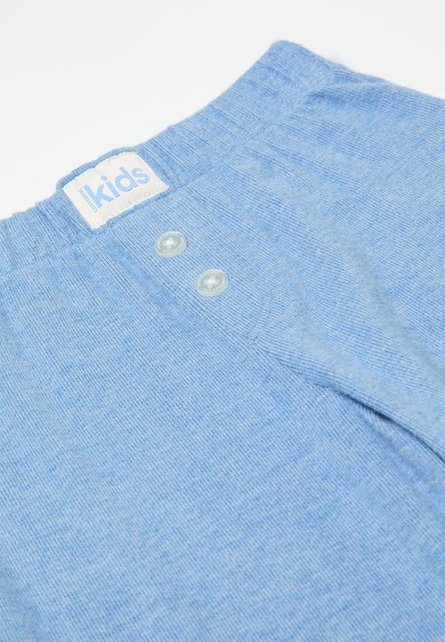 Cotton On - Cuddlecosy Short/Long Pyjama Set - Blue Bonnet Marle