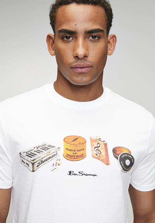 Ben Sherman - Beats & Blades Tee-shirt - White