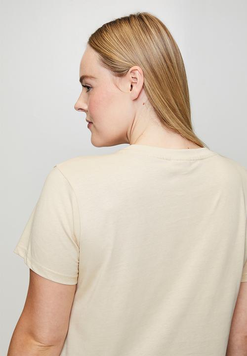 FILA - Plus Mono deckle standard t-shirt - Antique White