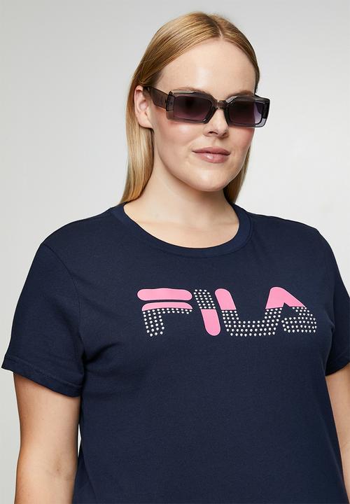 FILA - Plus Clarissa T-Shirt - Fila Blue