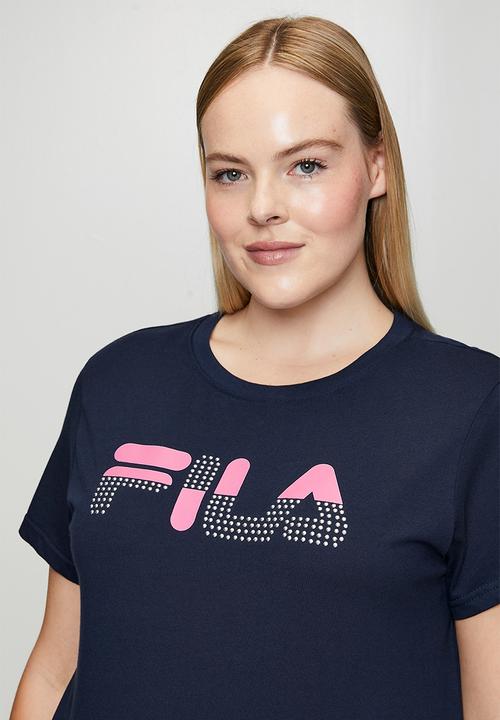 FILA - Plus Clarissa T-Shirt - Fila Blue