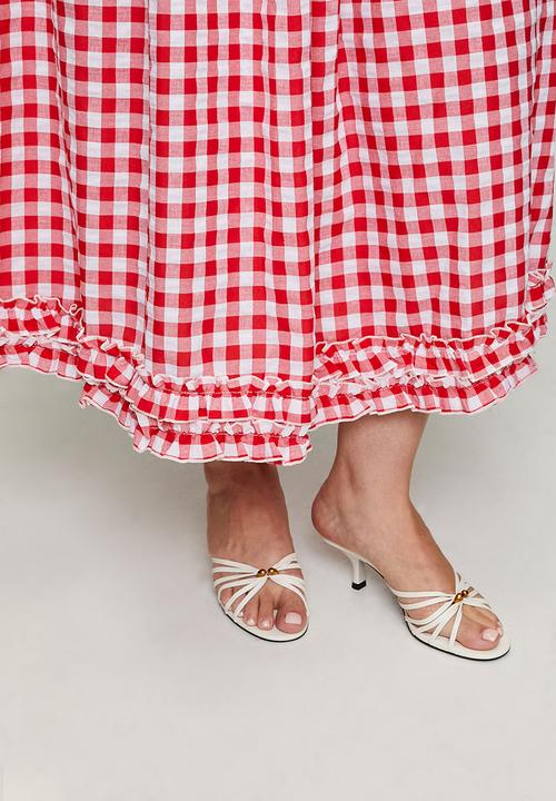 Me&B - Plus Pie Crust Dress - Red Gingham