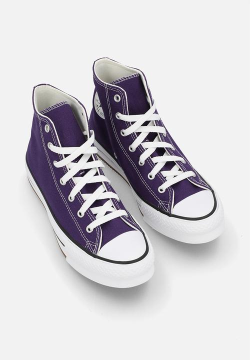 Converse - Chuck Taylor All Star Eva Lift Canvas Platform - Blackberry Jam/White/Egret