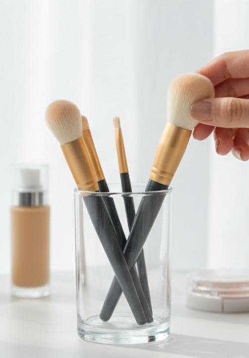 Glam Beauty - Make Up Brush 10 Piece Set - Aqua
