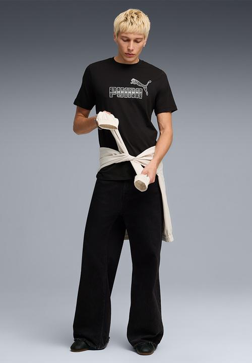PUMA - GRAPHIC No.1 Logo Tee M - PUMA Black