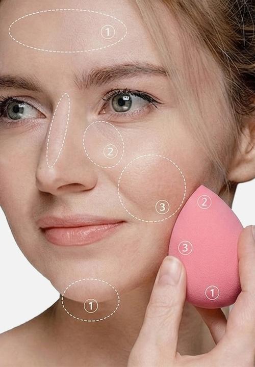Glam Beauty - Make Up Sponge 14 Piece Set - Peach