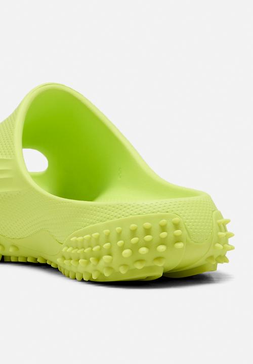 PUMA - Mostro Slide - Lime Smash-Lime Smash- White