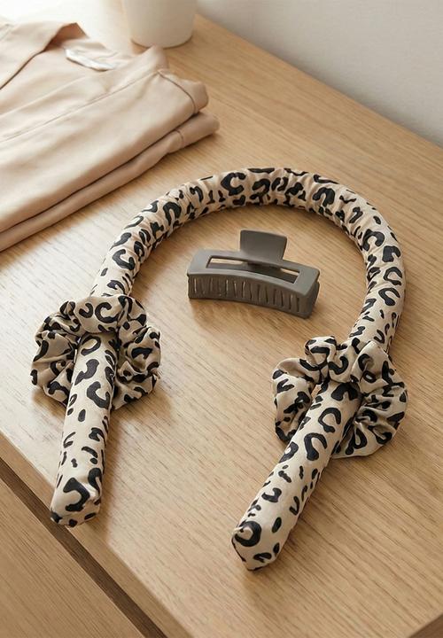 Glam Beauty - Heatless Curling Set 4 in 1 - Leopard