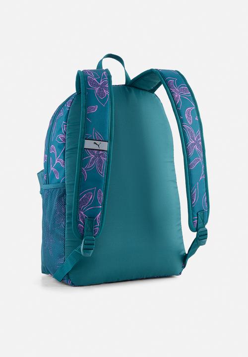 PUMA - Puma phase aop backpack - emerald ice-rosy outlook-floral aop