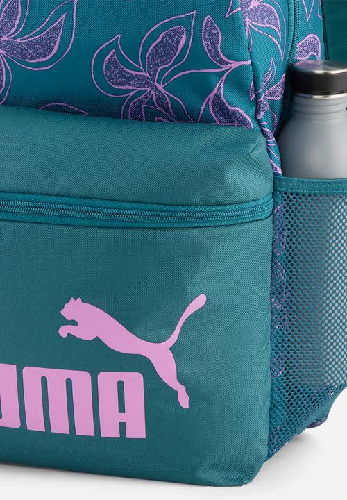 PUMA - Puma phase aop backpack - emerald ice-rosy outlook-floral aop