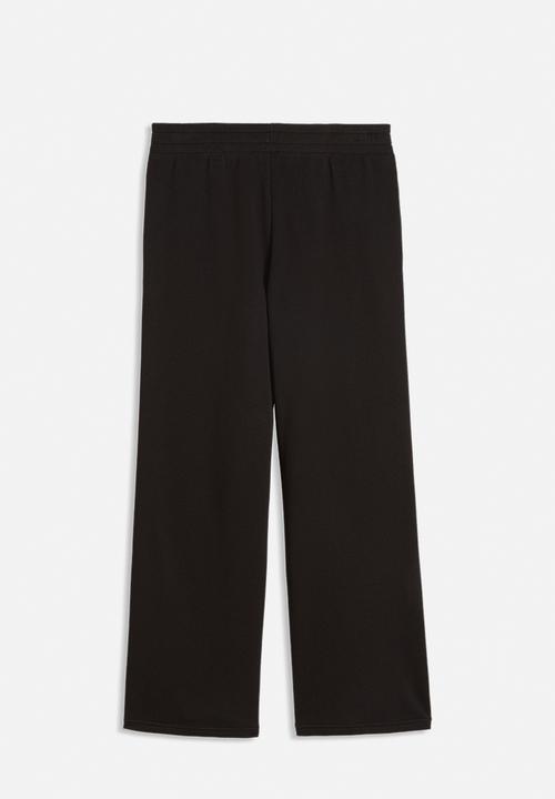 PUMA - Ess Cat Comfort Wide Leg Pant Tr Op - Puma Black