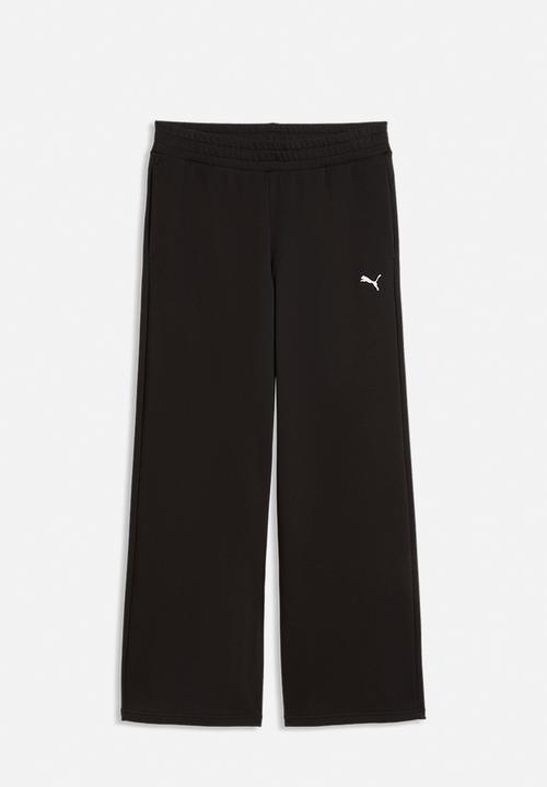 PUMA - Ess Cat Comfort Wide Leg Pant Tr Op - Puma Black