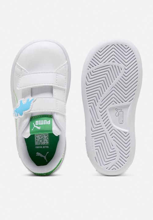 PUMA - Puma Smash 3.0 Dino V Inf - Puma White-Green Fruit-Vibrant Blue