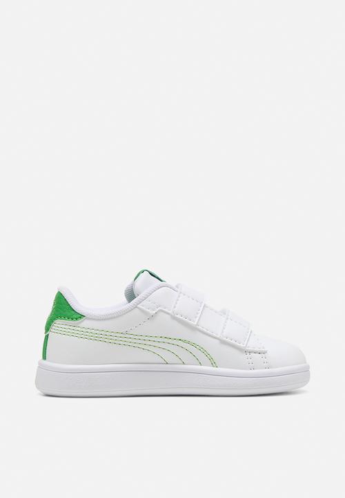 PUMA - Puma Smash 3.0 Dino V Inf - Puma White-Green Fruit-Vibrant Blue