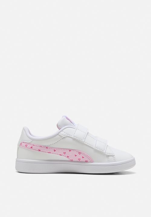 PUMA - Puma Smash 3.0 Hearty V Ps - Puma White-Pearl Pink