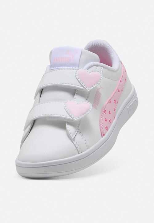 PUMA - Puma Smash 3.0 Hearty V Ps - Puma White-Pearl Pink