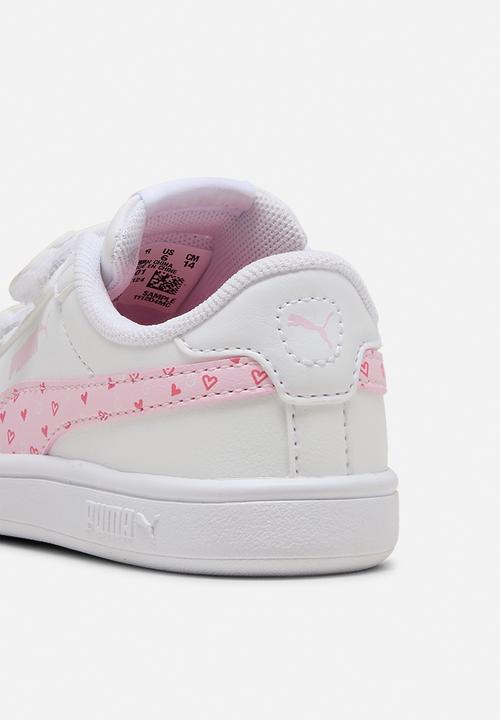 PUMA - Puma Smash 3.0 Hearty V Inf - Puma White-Pearl Pink
