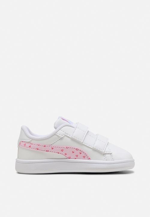PUMA - Puma Smash 3.0 Hearty V Inf - Puma White-Pearl Pink