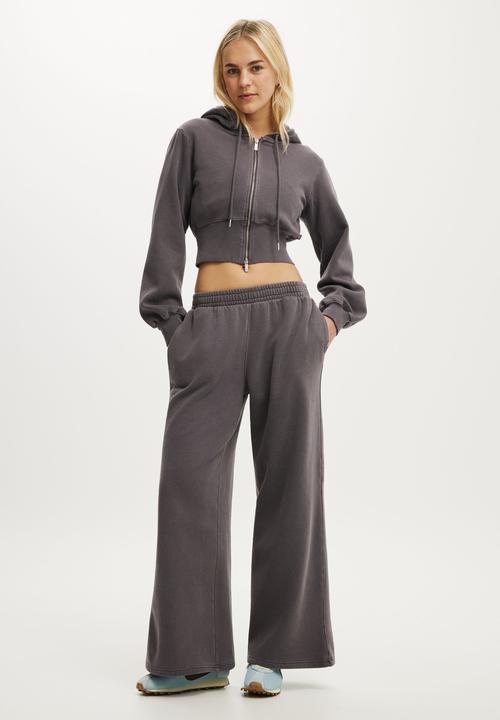 Cotton On - Summer Fleece Contour Zip Through - Violet Grey