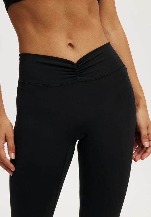 Cotton On - Ultra Soft Scrunch Front Flare - Black