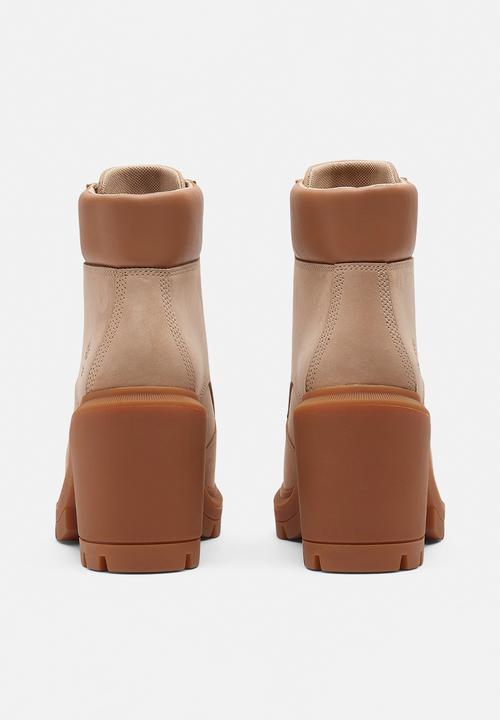 Timberland - Allington heights mid lace up boot - light beige nubuck
