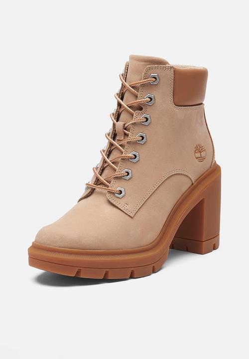 Timberland - Allington heights mid lace up boot - light beige nubuck