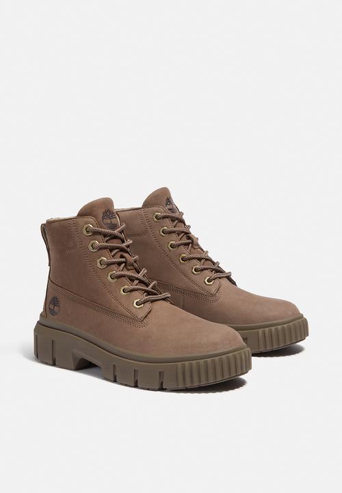Timberland - Greyfield mid lace up boot - medium brown nubuck
