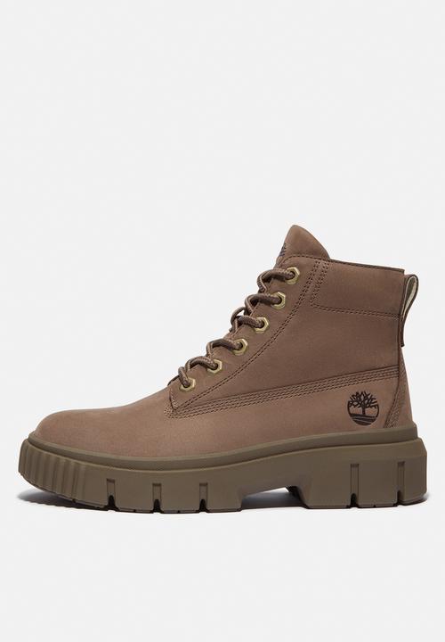 Timberland - Greyfield mid lace up boot - medium brown nubuck