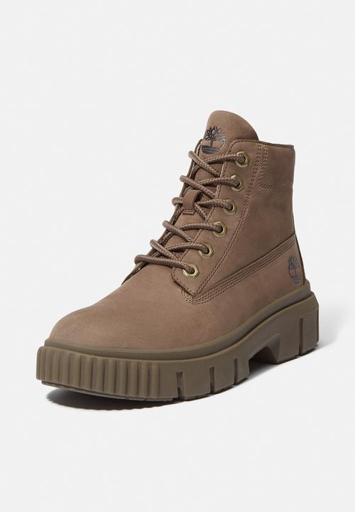 Timberland - Greyfield mid lace up boot - medium brown nubuck