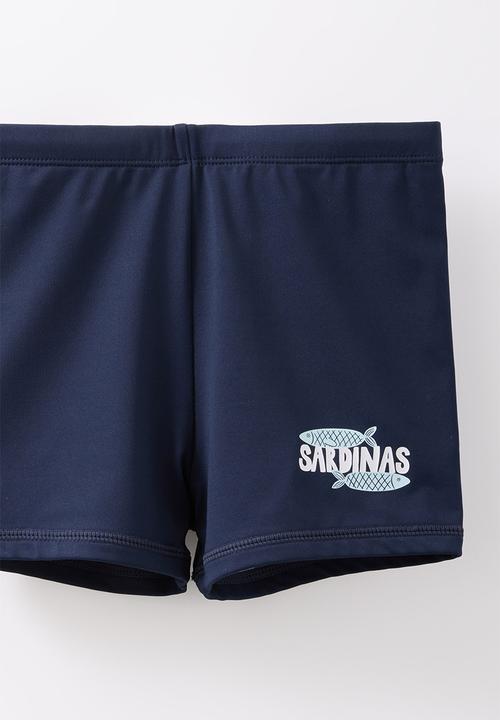 Cotton On - Billy Boyleg Swim Trunk - Squid Ink/Sardines