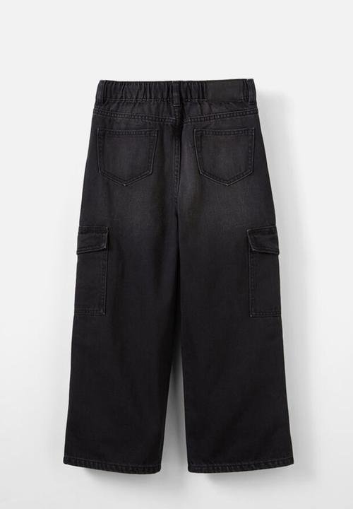 Cotton On - Super Baggy Jean - Balmoral Black/Cargo