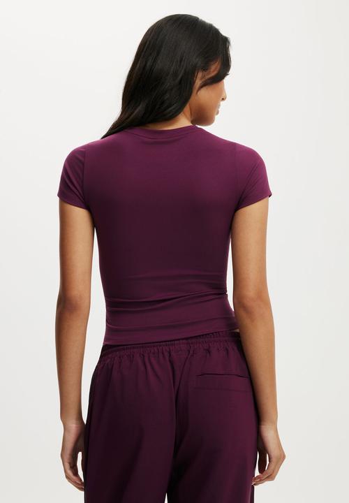 Cotton On - Ultra Soft Fitted Tshirt - Pickled Beet