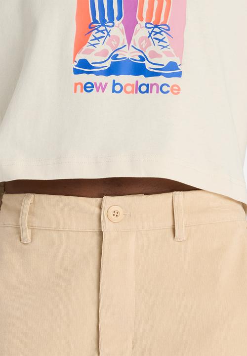New Balance  - NB Athletics Corduroy Midi Skirt - Desert Clay