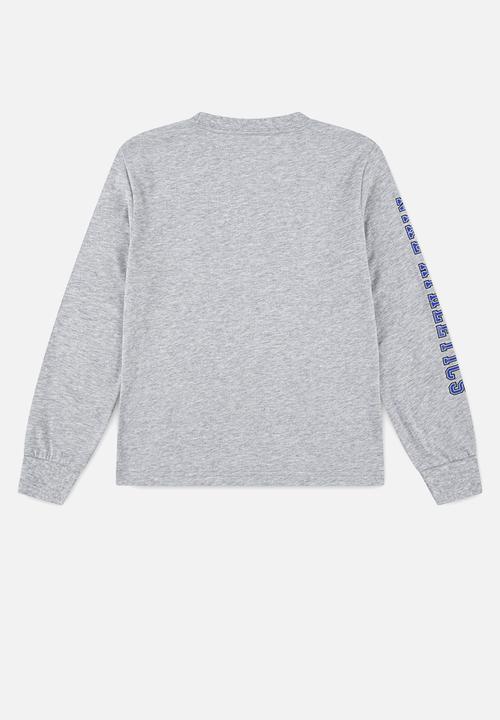 Nike - Nike athletics long sleeve tee - light smoke gray heather