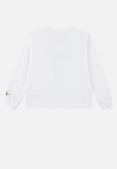 Nike - Nike club revealed long sleeve tee - white