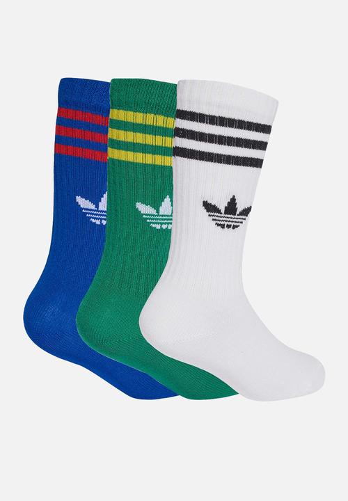 adidas Originals - Crew Sock 3 Pack - Multi