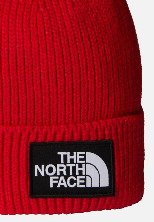 The North Face - TNF Logo Box Cuffed Beanie - TNF Red