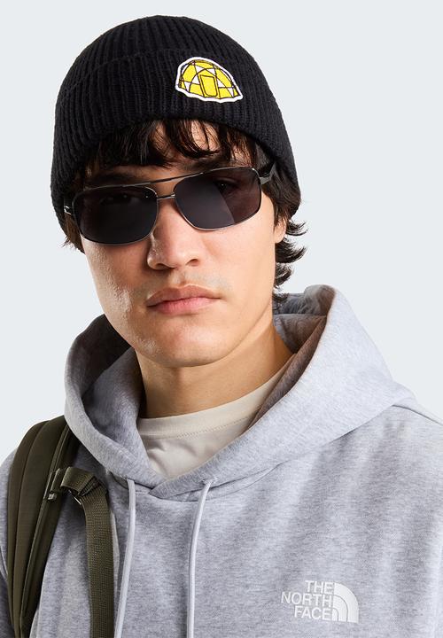 The North Face - TNF Logo Box Cuffed Beanie - TNF Black-Icon Patch