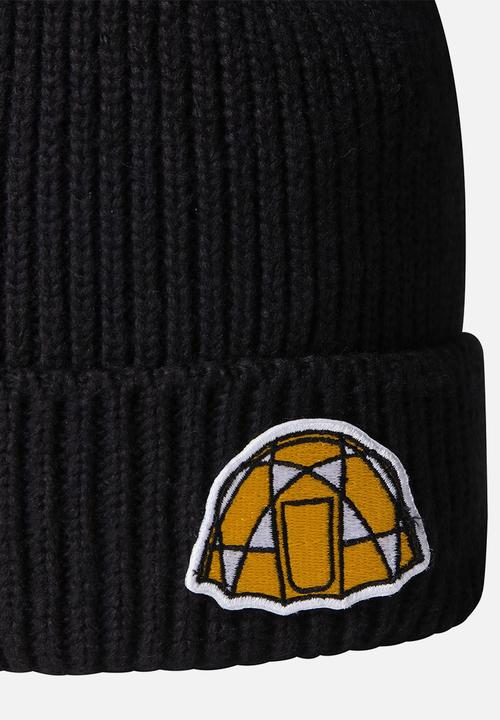The North Face - TNF Logo Box Cuffed Beanie - TNF Black-Icon Patch