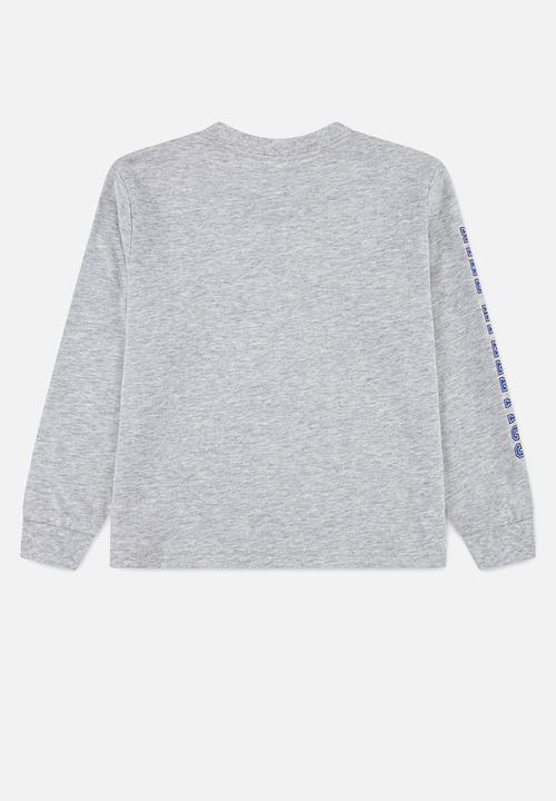 Nike - Nike athletics long sleeve tee - light smoke gray heather