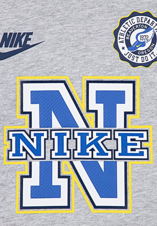 Nike - Nike athletics long sleeve tee - light smoke gray heather