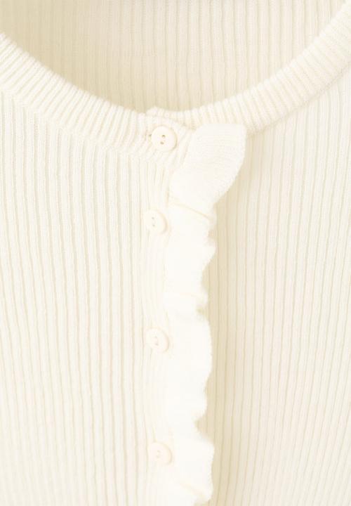 MANGO - Cardigan waves - light beige