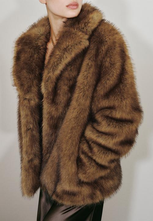 MANGO - Coat chester - beige