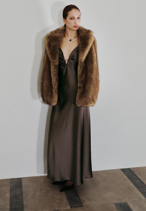 MANGO - Coat chester - beige