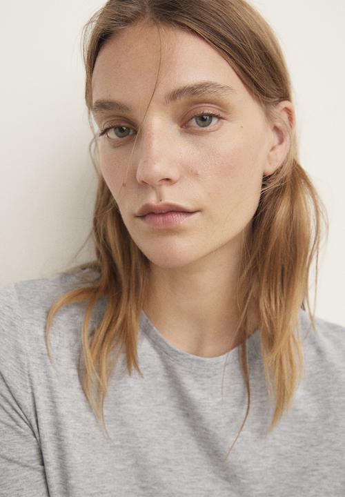 MANGO - Pyjama shirt ramram- grey
