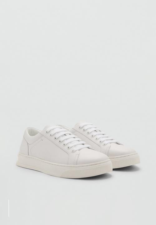 MANGO - Metrolea trainers - white leather