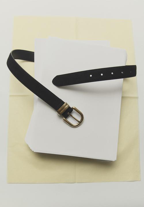 MANGO - Corina belt- black
