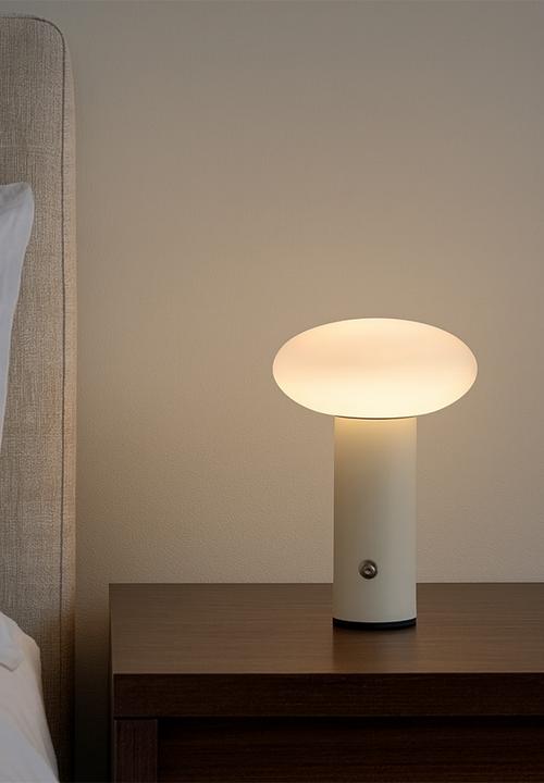 Arc + hue - Oliver Rechargeable LED Lamp - Cream